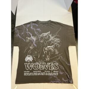 Darc Sport Wolves Forever Valor Dark Grey Men’s T Shirt Size L 1330 of 2000